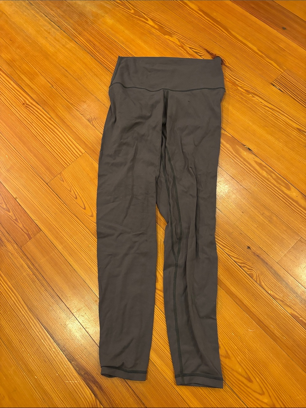 Women's High-Waist Charcoal Gray Yoga Leggings